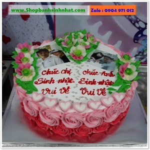 Bánh Sinh Nhật In Hình Ảnh - H606